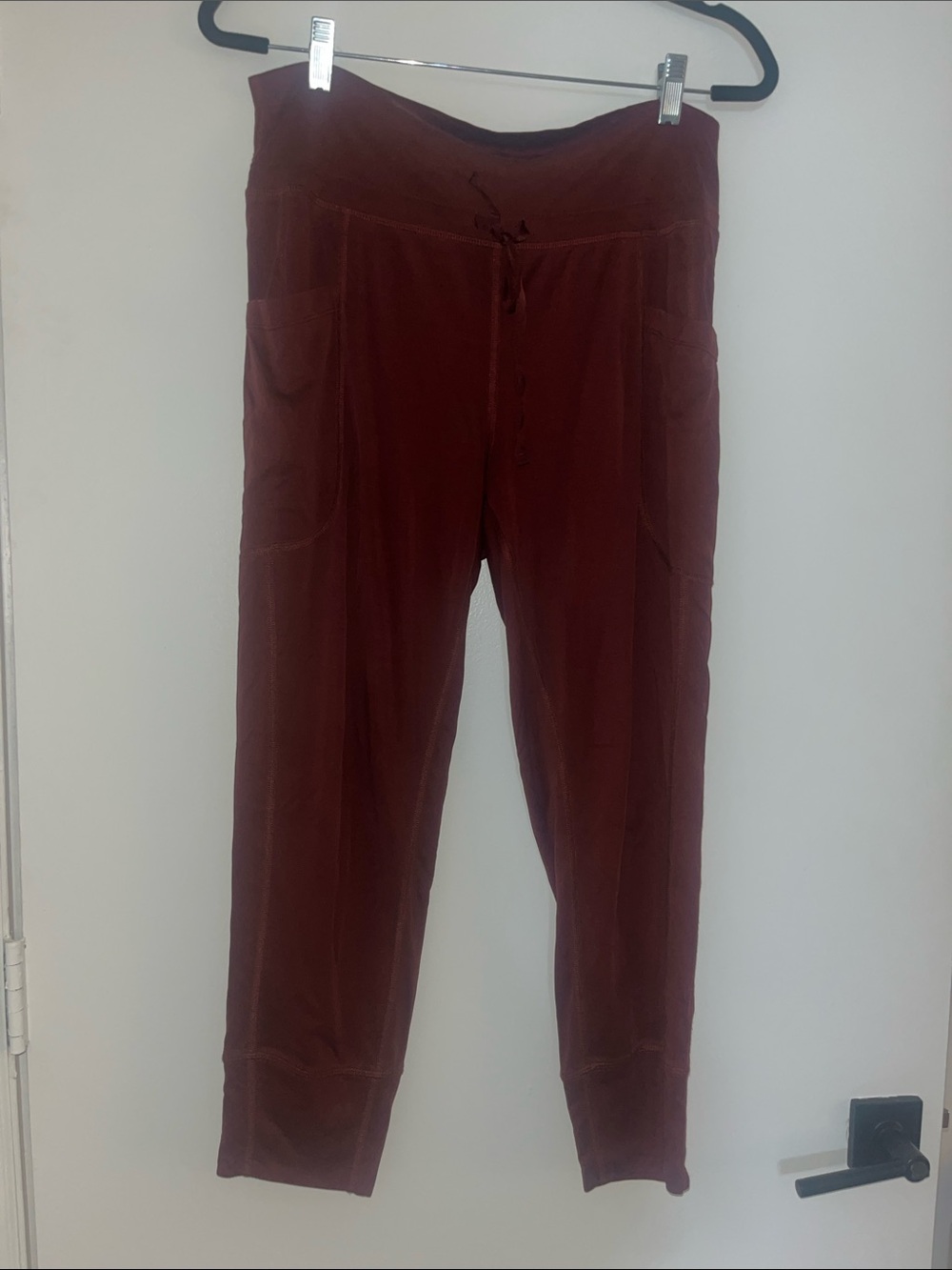 Fabletics Deep Maroon Jogger Pants